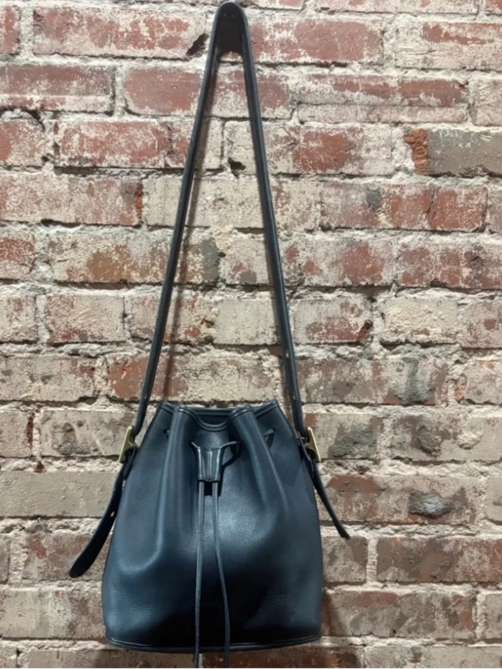 COACH Lula's Legacy Bag Black Leather Shoulder Bag 90s Made in USA